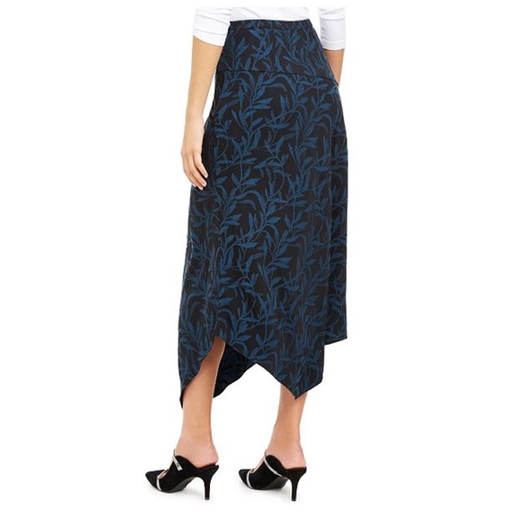 Alfani Printed Asymmetrical Midi Skirt Sz 12 NWT - Picture 2 of 9